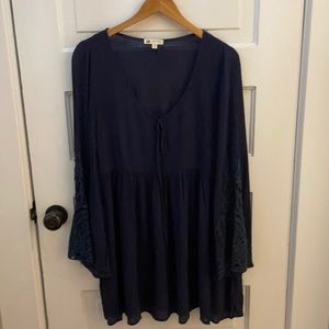 Boho Bell-Sleeved Dress